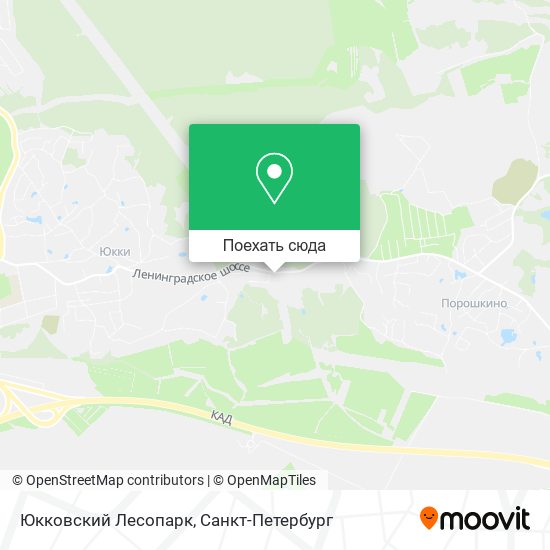 Карта Юкковский Лесопарк