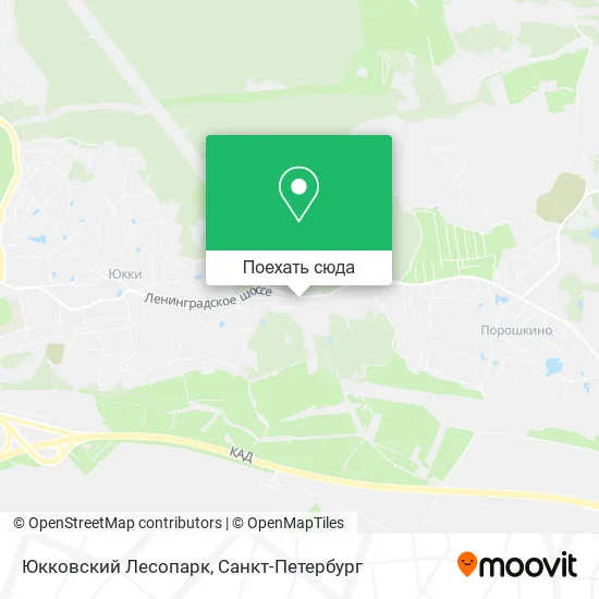 Карта Юкковский Лесопарк