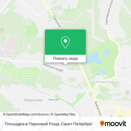 Карта Плошадка в Парковой Роще