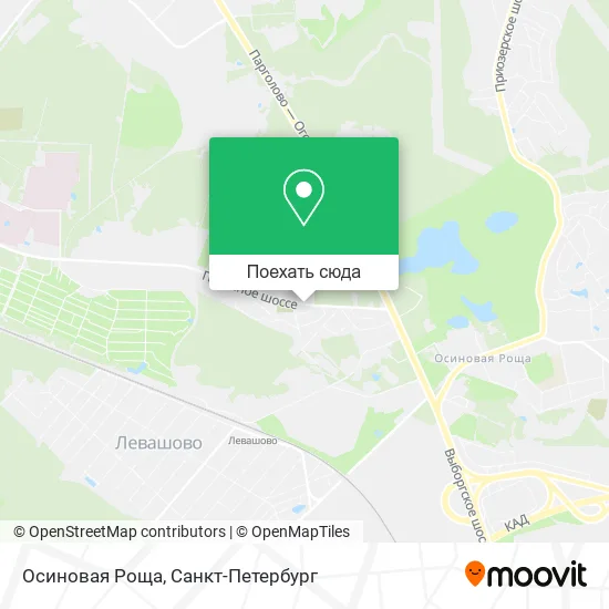 Карта Осиновая Роща