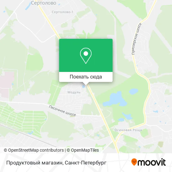 Карта Продуктовый магазин