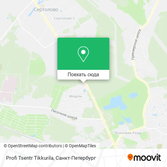 Карта Profi Tsentr Tikkurila