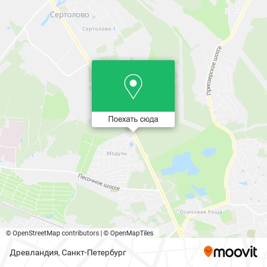 Карта Древландия