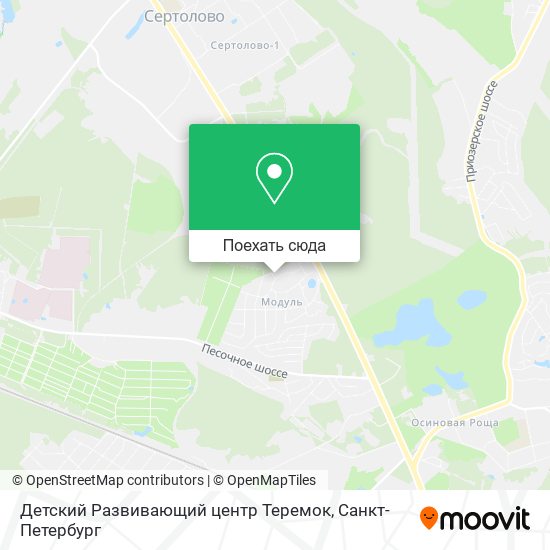 Карта Детский Развивающий центр Теремок