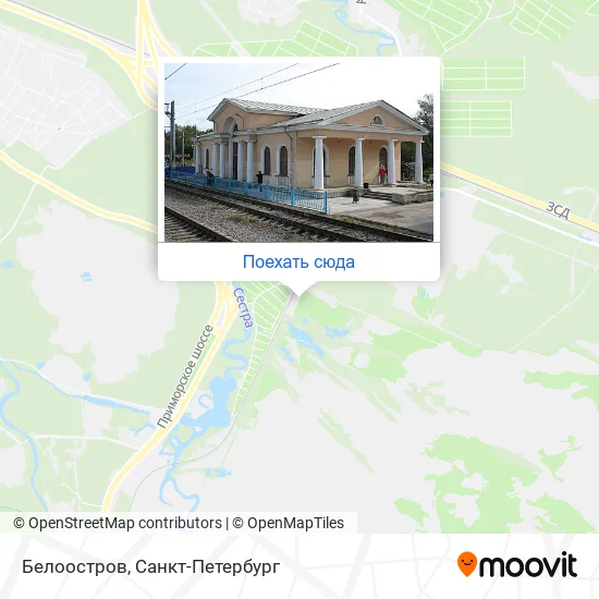 Карта Белоостров