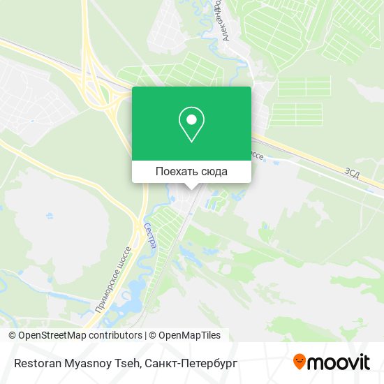 Карта Restoran Myasnoy Tseh