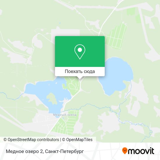 Карта Медное озеро 2