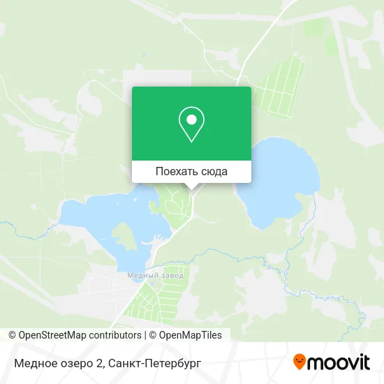 Карта Медное озеро 2
