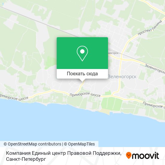 Карта Компания Единый центр Правовой Поддержки
