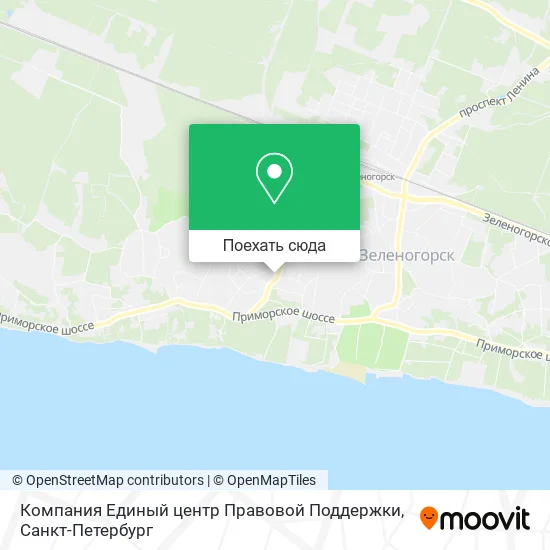 Карта Компания Единый центр Правовой Поддержки