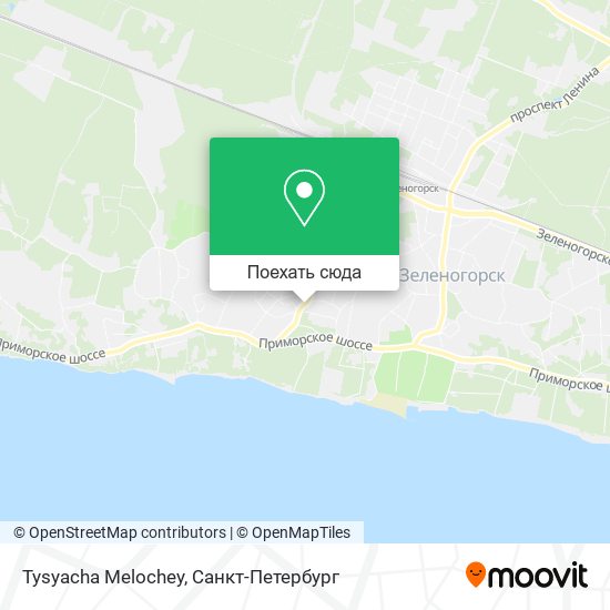 Карта Tysyacha Melochey