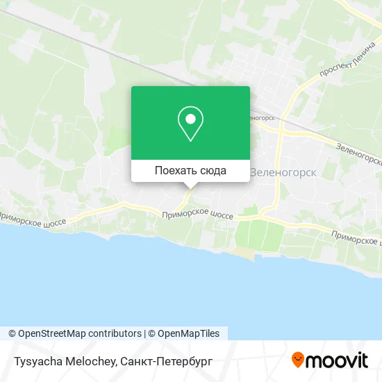 Карта Tysyacha Melochey