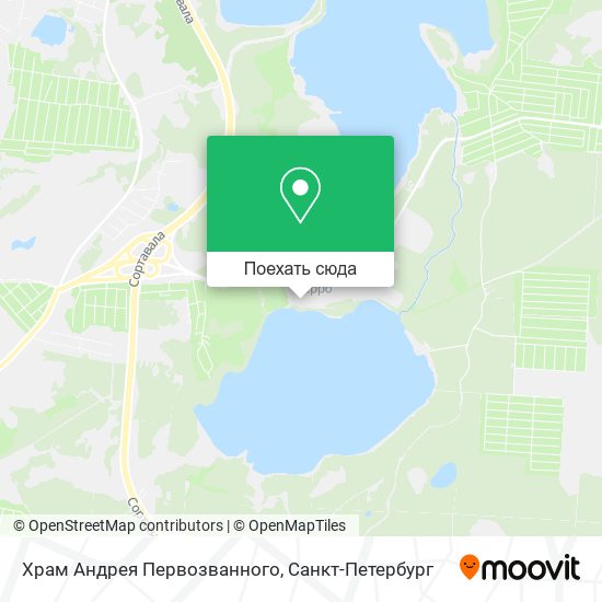 Карта Храм Андрея Первозванного