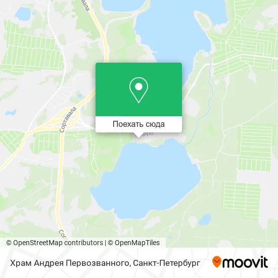 Карта Храм Андрея Первозванного