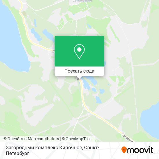 Карта Загородный комплекс Кирочное