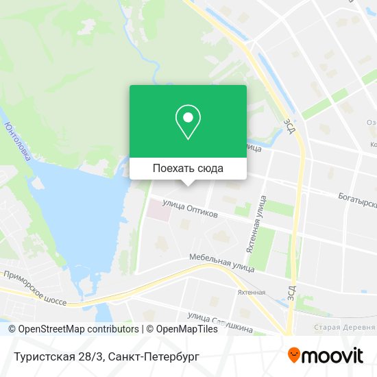 Карта Туристская 28/3