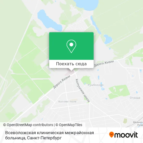 Карта Всеволожская клиническая межрайонная больница