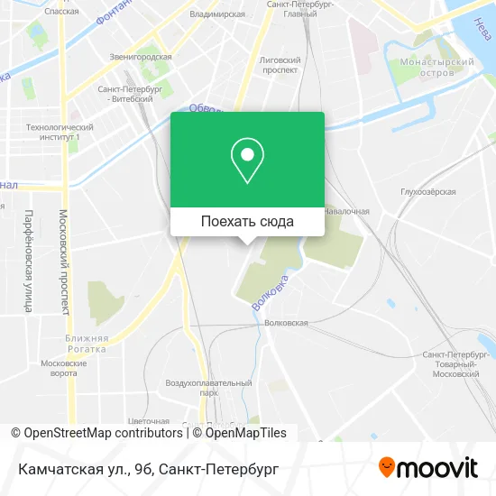 Карта Камчатская ул., 9б