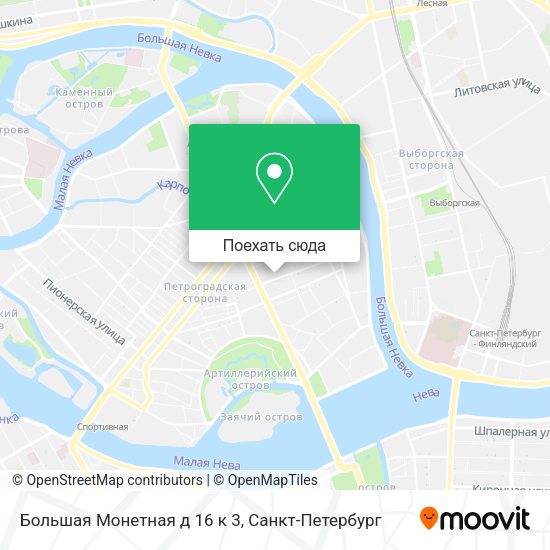 Карта Большая Монетная д 16 к 3