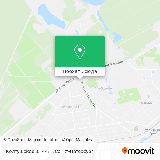 Карта Колтушское ш. 44/1