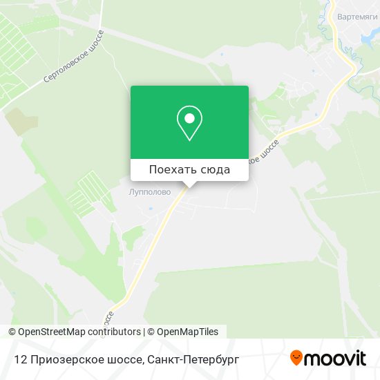 Карта 12 Приозерское шоссе