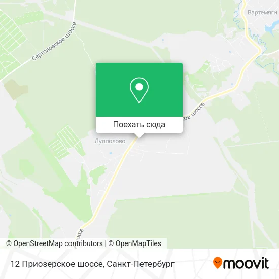 Карта 12 Приозерское шоссе