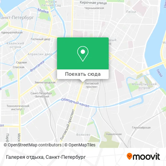 Карта Галерея отдыха