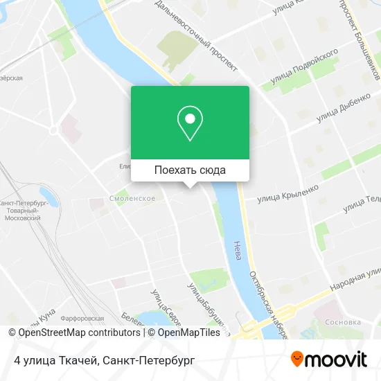 Карта 4 улица Ткачей
