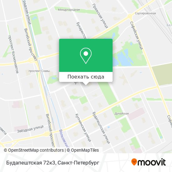 Карта Будапештская 72к3