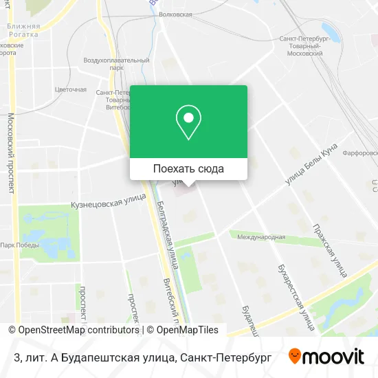 Карта 3, лит. А Будапештская улица