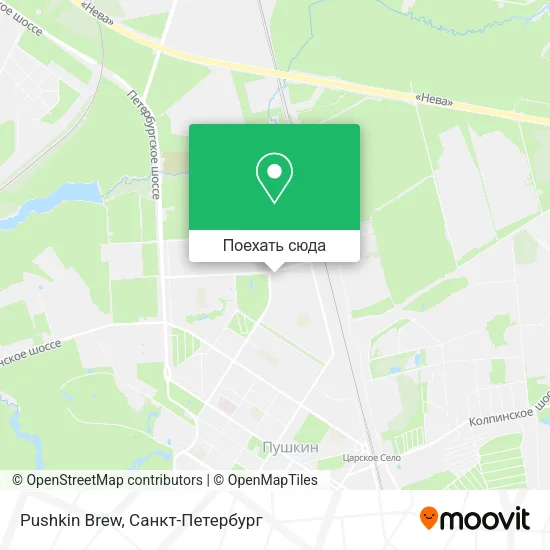 Карта Pushkin Brew