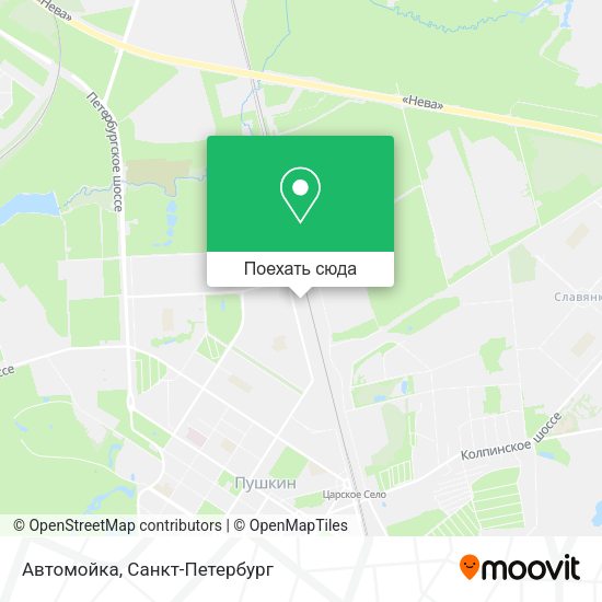Карта Автомойка