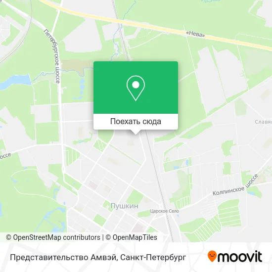 Карта Представительство Амвэй