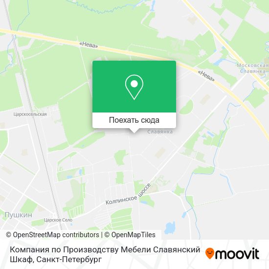 Карта Компания по Производству Мебели Славянский Шкаф