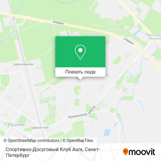 Карта Спортивно-Досуговый Клуб Aura