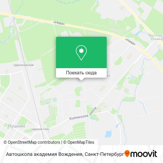 Карта Автошкола академия Вождения