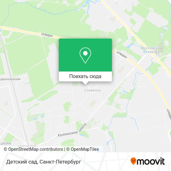 Карта Детский сад