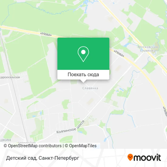 Карта Детский сад