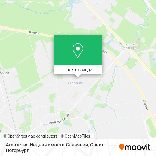 Карта Агентство Недвижимости Славянки