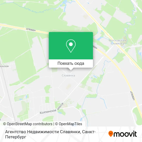 Карта Агентство Недвижимости Славянки
