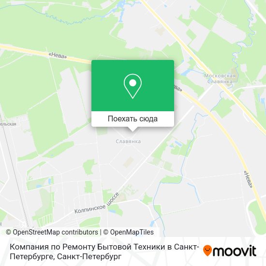 Карта Компания по Ремонту Бытовой Техники в Санкт-Петербурге