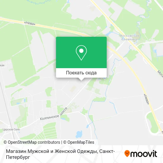 Карта Магазин Мужской и Женской Одежды