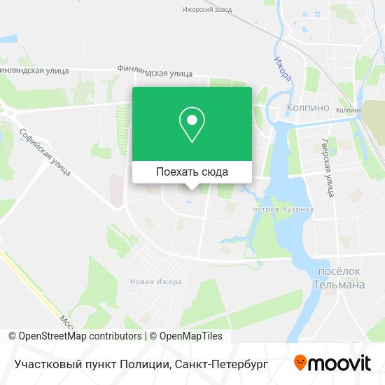 Карта Участковый пункт Полиции