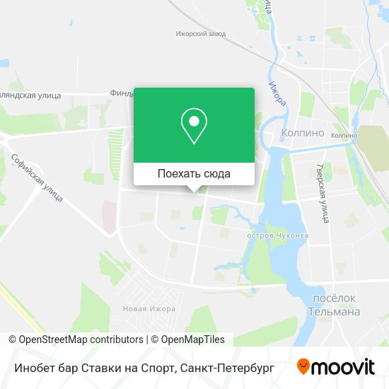 Карта Инобет бар Ставки на Спорт