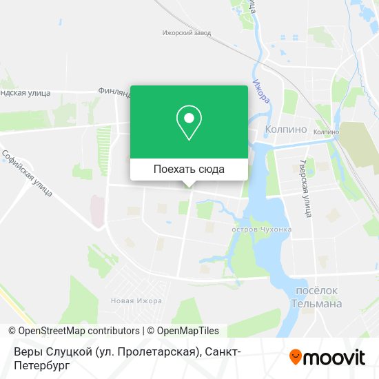 Карта Веры Слуцкой (ул. Пролетарская)