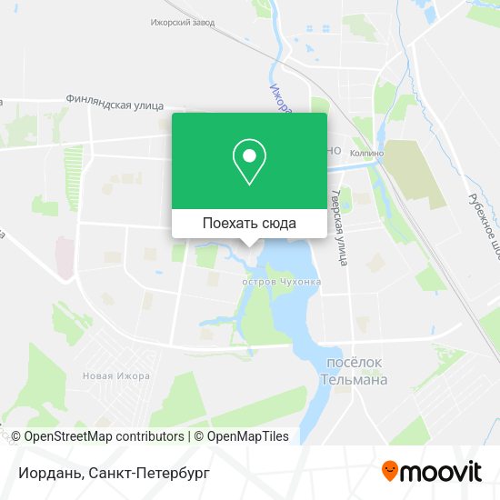 Карта Иордань