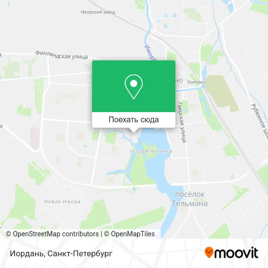 Карта Иордань