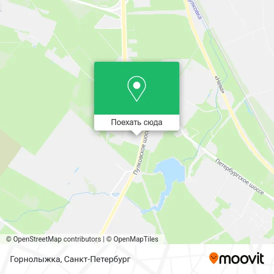Карта Горнолыжка