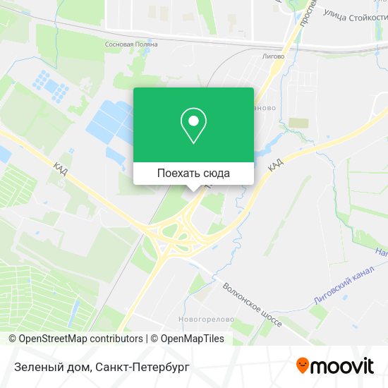 Карта Зеленый дом