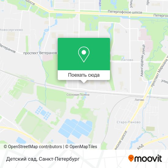Карта Детский сад